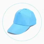 5 Panel Caps Cotton Light Blue