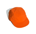 5 Panel Caps Orange Polyester