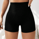 Women’s Stretchy Gym Shorts Yoga Pants Black