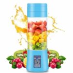 Portable Smoothie Blender USB Rechargeable Light Blue