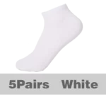 5 Pack Men Women Socks Comfortable Breathable Ankle Socks Spring Summer - Image 11
