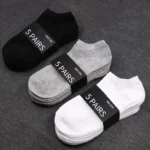 5 Pack Men Women Socks Comfortable Breathable Ankle Socks Spring Summer - Image 2
