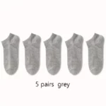 5 Pack Men Women Socks Comfortable Breathable Ankle Socks Spring Summer - Image 7