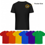Own logo T-SHIRT 180GSM DTF/Vinyl Pocket Size