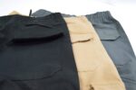 Cargo Pants 6 Pockets Plain Black Beige Grey - Image 13