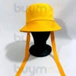 Plain bucket hats with strap multi colours - Image 3