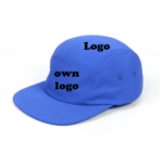 Own Logo Light Reflector Print 5 Panel Caps Polyester - Image 3