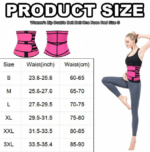 Sport Double Belt Compression Tuck Waist Trainer Black - Image 3