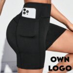 Own Logo Gym Shorts With Phone Pocket