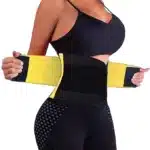 waist trainer belt slimming body shaper yellow