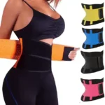 waist trainer belt slimming body shaper black - Image 5