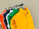 Sleeveless Puffer Jacket Plain Green - Image 9