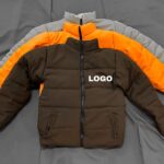 Puffer Jacket With Own Logo Pocket Print - Image 3