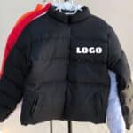 Puffer Jacket With Own Logo Pocket Print - Image 5