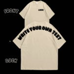 Oversized T Shirt Printed A2 Back Pocket Print Front - Image 11