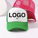 Own Logo Two-Tone Trucker Caps A5 Print