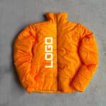 Nylon Puffer Jacket A4 Print